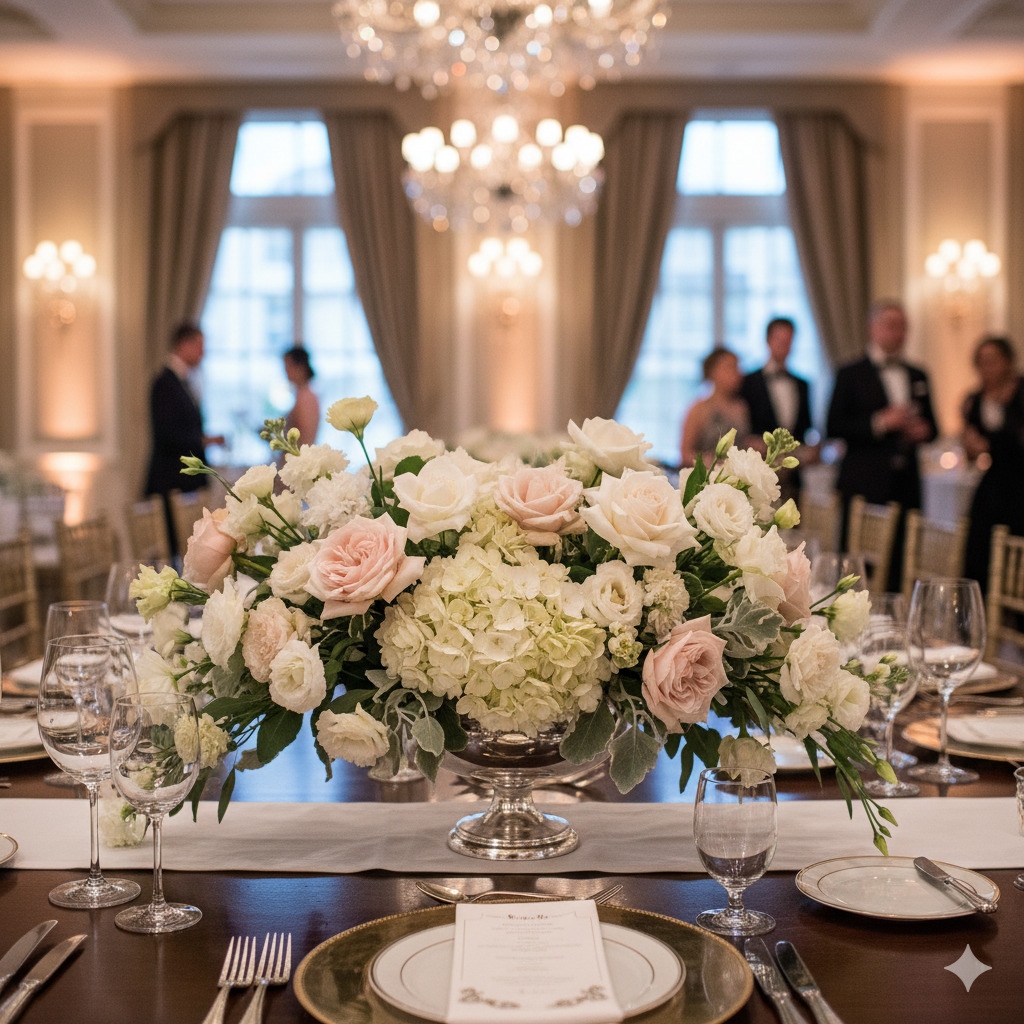 Tafelstuk voor evenementen